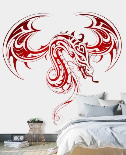 Fondo de pantalla de tatuaje de dragón