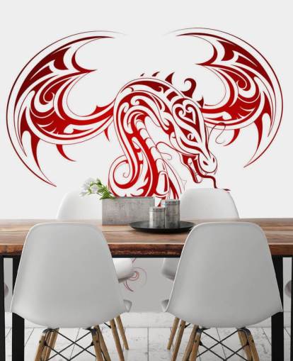Dragon tatuering Graffiti Bakgrund