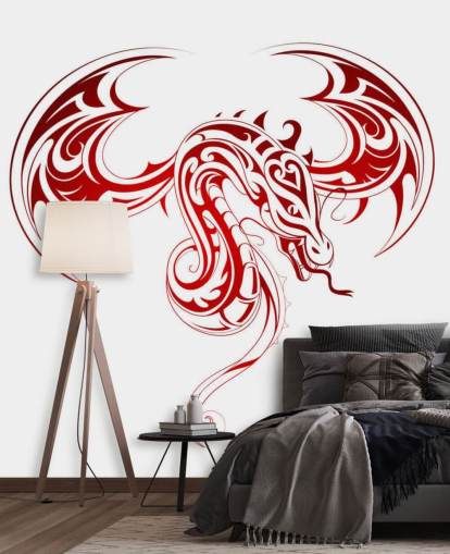 Fondo de pantalla de tatuaje de dragón