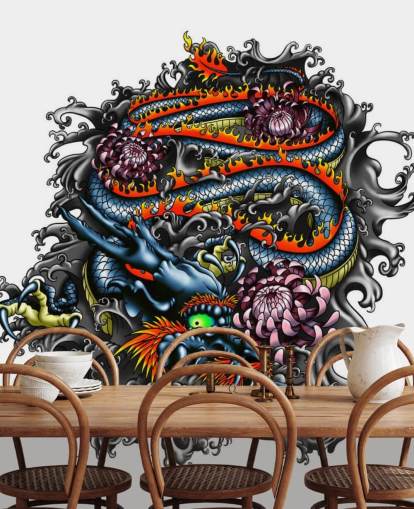 Japanese Dragon Graffiti Wallpaper Japanese Dragon Graffiti Wallpaper