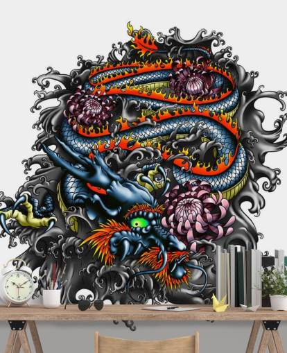 Japanese Dragon Graffiti Wallpaper Japanese Dragon Graffiti Wallpaper