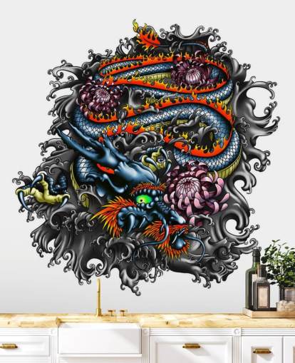 Japanese Dragon Graffiti Wallpaper Japanese Dragon Graffiti Wallpaper
