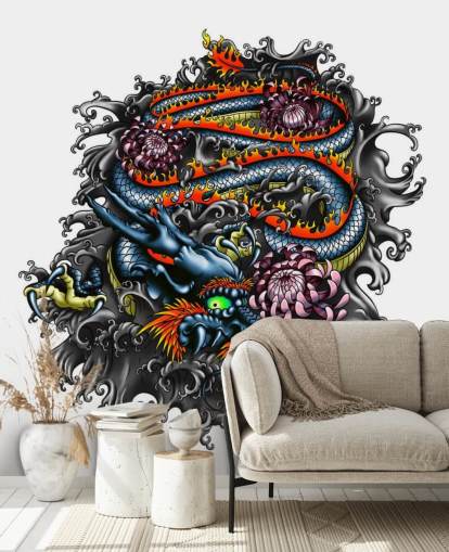 Japanese Dragon Graffiti Wallpaper Japanese Dragon Graffiti Wallpaper