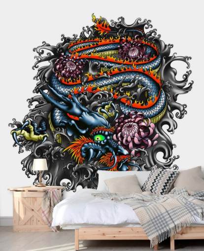Japanese Dragon Graffiti Wallpaper Japanese Dragon Graffiti Wallpaper