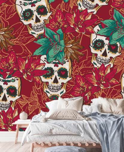 Skull Graffiti Wallpaper