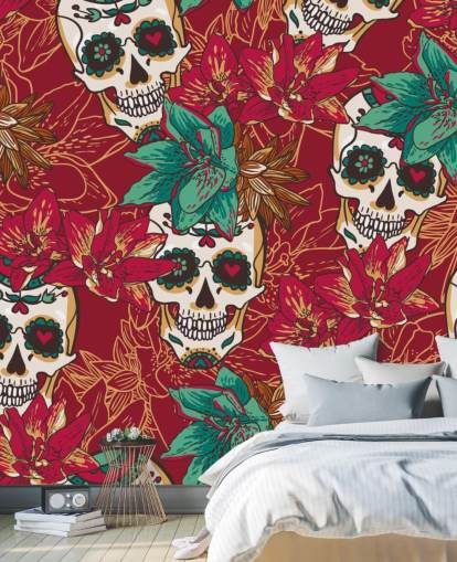 Skull Graffiti Wallpaper