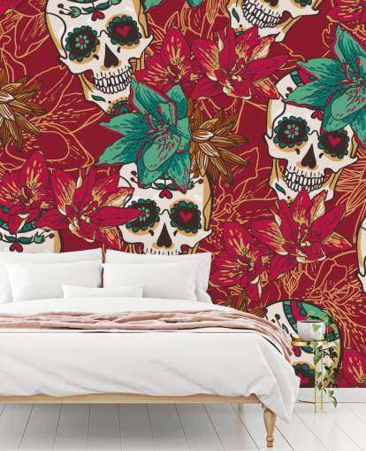 Skull Graffiti Wallpaper