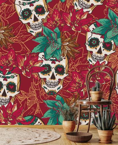Skull Graffiti Wallpaper