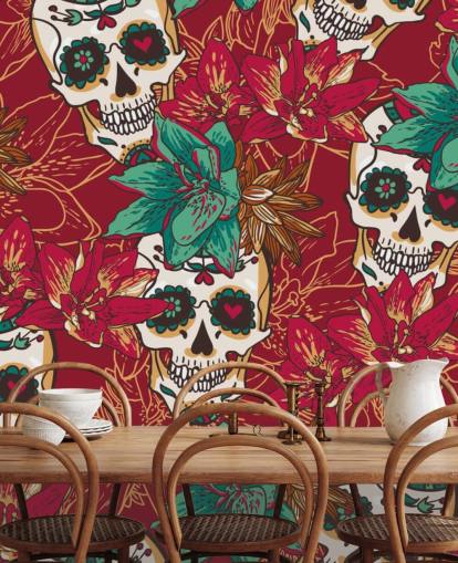 Skull Graffiti Wallpaper