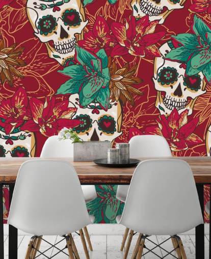 Skull Graffiti Wallpaper