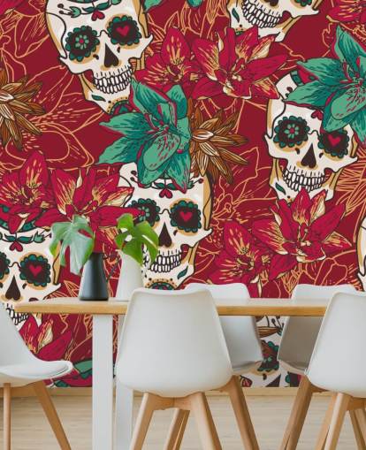 Skull Graffiti Wallpaper