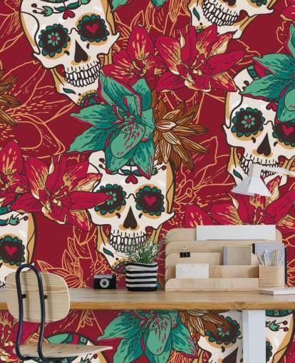 Skull Graffiti Wallpaper