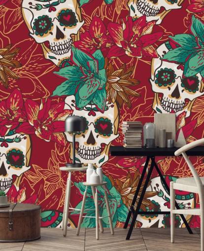 Skull Graffiti Wallpaper