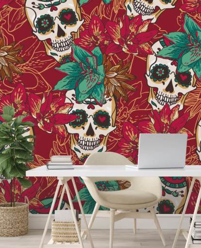 Skull Graffiti Wallpaper