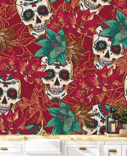 Skull Graffiti Wallpaper