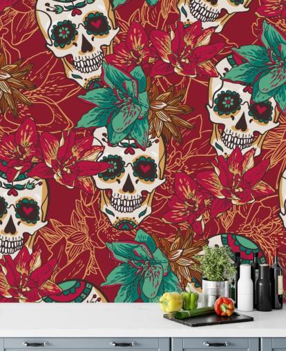 Skull Graffiti Wallpaper