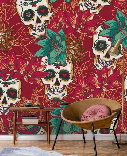 Skull Graffiti Wallpaper