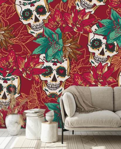 Skull Graffiti Wallpaper