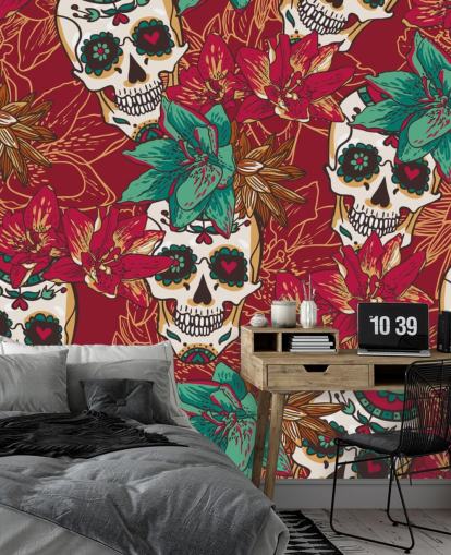 Skull Graffiti Wallpaper