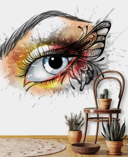 Tatuointi Eye Graffiti Taustakuva