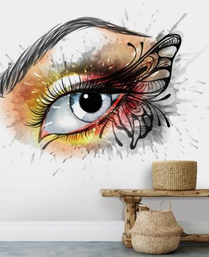 Tatuointi Eye Graffiti Taustakuva Tatuointi Eye Graffiti Taustakuva