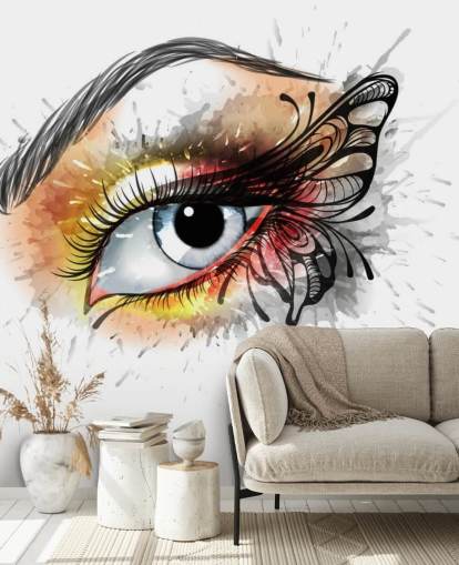 Tattoo Eye Graffiti Bakgrunn Tattoo Eye Graffiti Bakgrunn