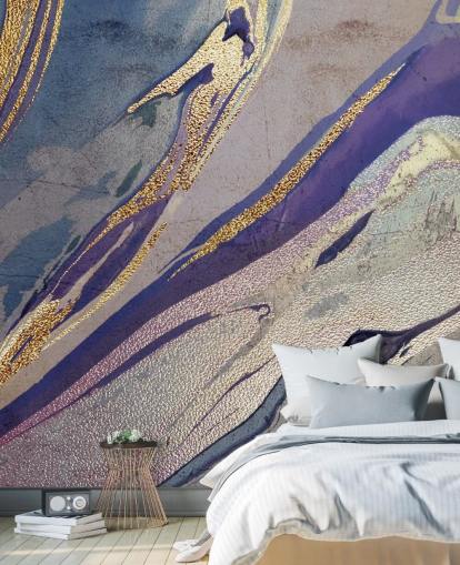 papel pintado de mármol morado