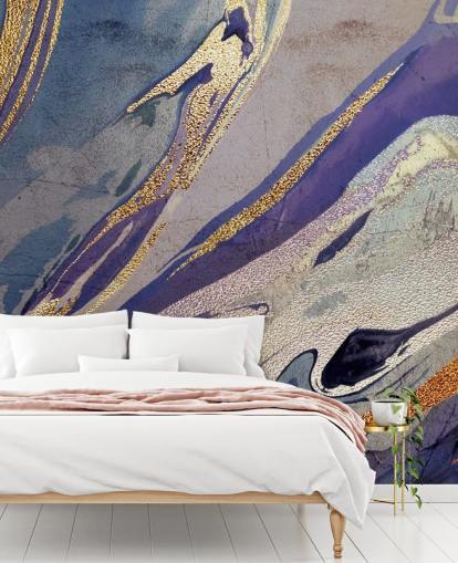 papier peint en marbre violet