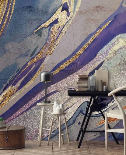 papel pintado de mármol morado