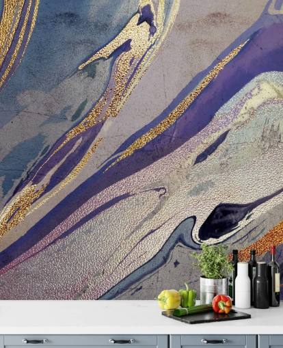 papel pintado de mármol morado