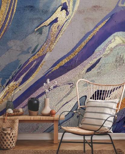 papier peint en marbre violet