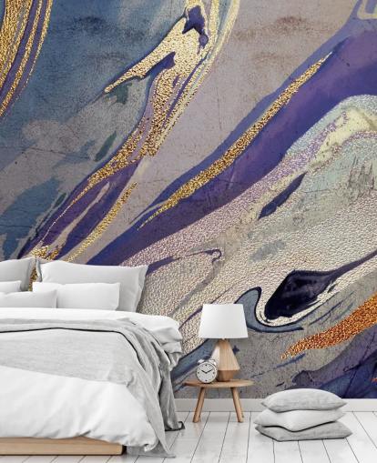 papier peint en marbre violet