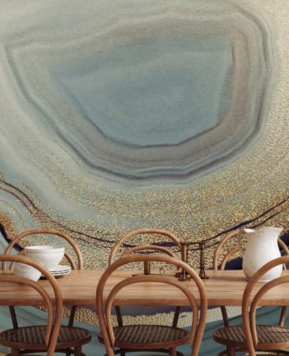 gold and gray geode wall mural called Gold Dust Gray Marble by Lara Skinner for living rooms, bedrooms and kitchens gold and gray geode wall mural called Gold Dust Gray Marble by Lara Skinner for living rooms, bedrooms and kitchens