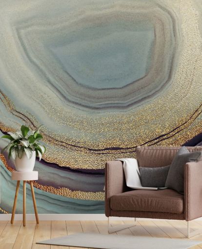 Gold- und Grau-Geode-Wandbild namens Gold Dust Grey Marble von Lara Skinner für Wohnzimmer, Schlafzimmer und Küchen Gold- und Grau-Geode-Wandbild namens Gold Dust Grey Marble von Lara Skinner für Wohnzimmer, Schlafzimmer und Küchen