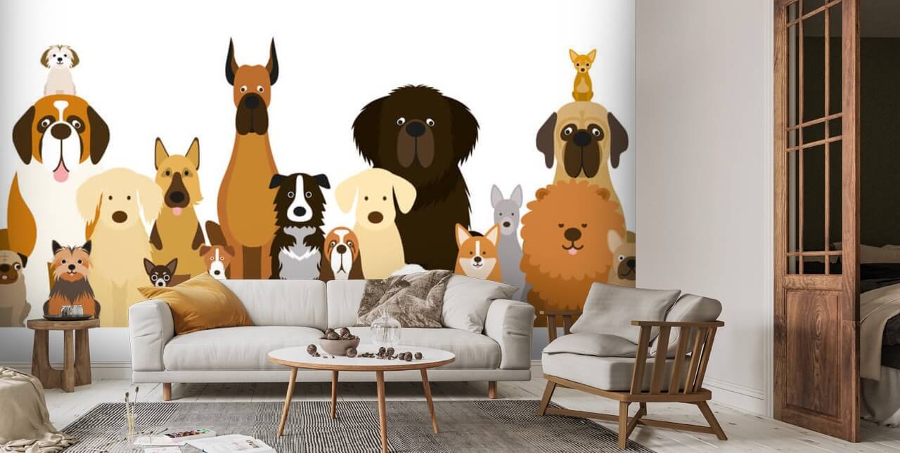 Dog Clan Wallpaper Wallsauce US