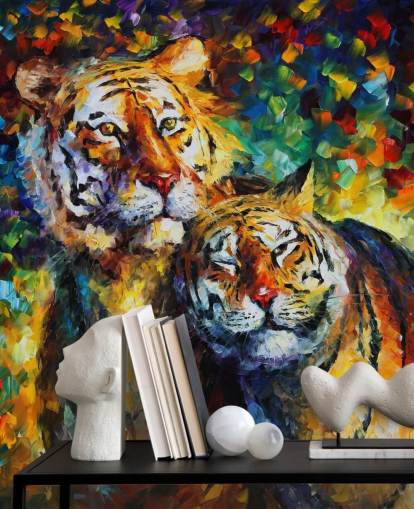 to malte tigre koser tapet to malte tigre koser tapet