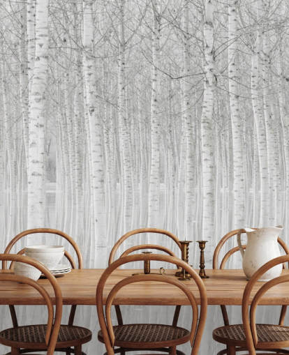 black and white birch trees in water wallpaperf black and white birch trees in water wallpaperf