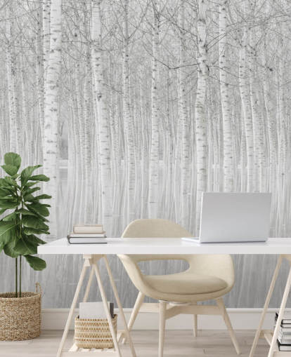 black and white birch trees in water wallpaperf black and white birch trees in water wallpaperf