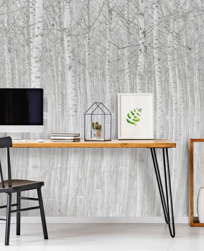 black and white birch trees in water wallpaperf black and white birch trees in water wallpaperf