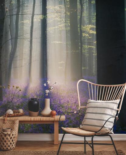 misty bluebell wood wallpaper misty bluebell wood wallpaper