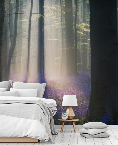 sumuinen bluebell puu tapetti sumuinen bluebell puu tapetti