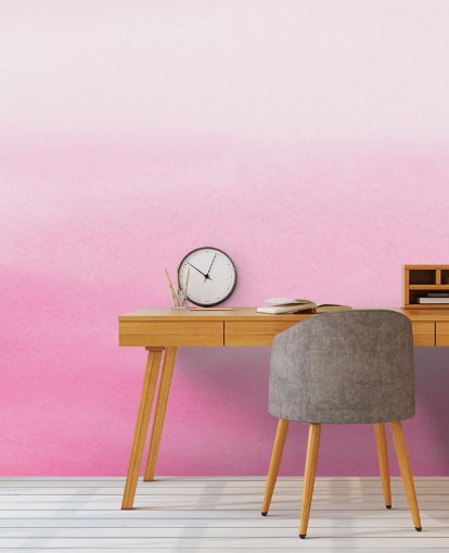rosa ombre tapet kalt Pink Fade for soverom