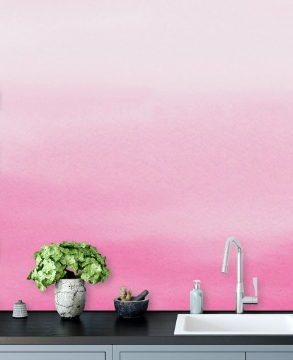 papel de parede ombre rosa chamado Pink Fade para quartos