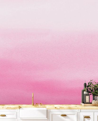 papel de parede ombre rosa chamado Pink Fade para quartos