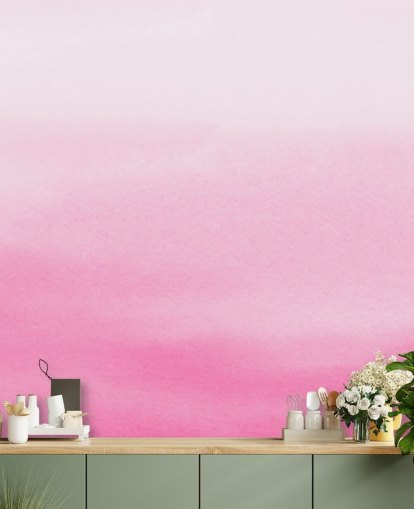 pinke Ombre-Tapete namens Pink Fade für Schlafzimmer pinke Ombre-Tapete namens Pink Fade für Schlafzimmer
