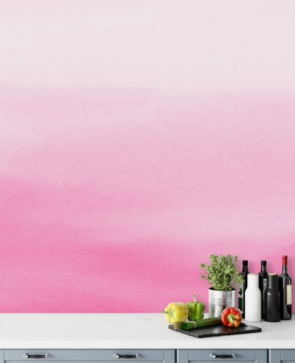 roze ombre behang genaamd Pink Fade voor slaapkamers
