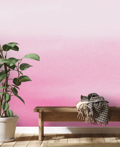 pink omber wallpaper called Pink Fade for bedrooms