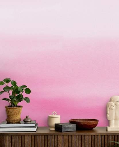 papel pintado ombre rosa llamado Pink Fade para dormitorios