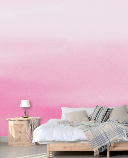 papel de parede ombre rosa chamado Pink Fade para quartos