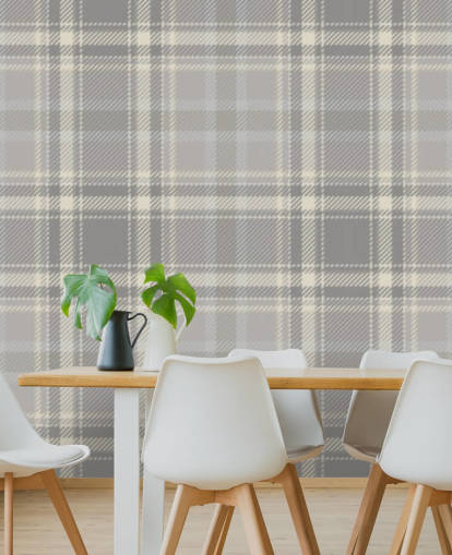 papel de parede escocês padrão cinza papel de parede escocês padrão cinza